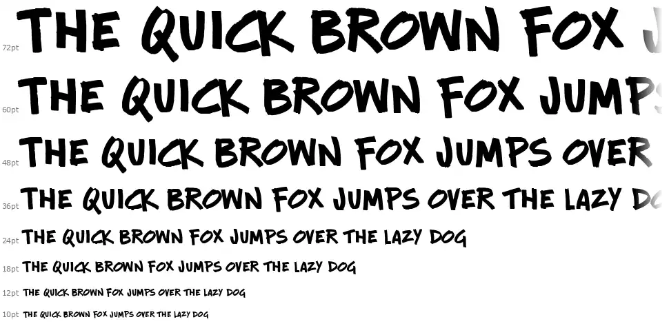 New Rulesfont waterfall