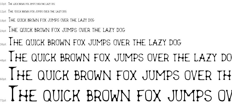 New Sailor font Waterfall