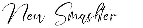 New Smashter schriftart