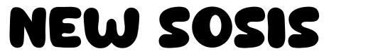 New Sosis шрифт
