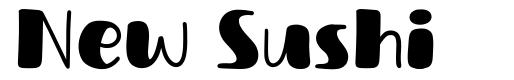 New Sushi font
