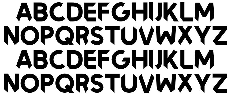 New Type font specimens