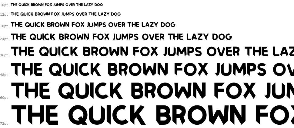 New Type font Şelale