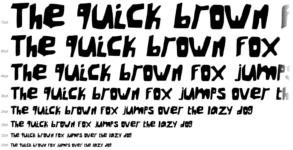 New Undergroundfont waterfall