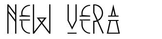 New Vera font
