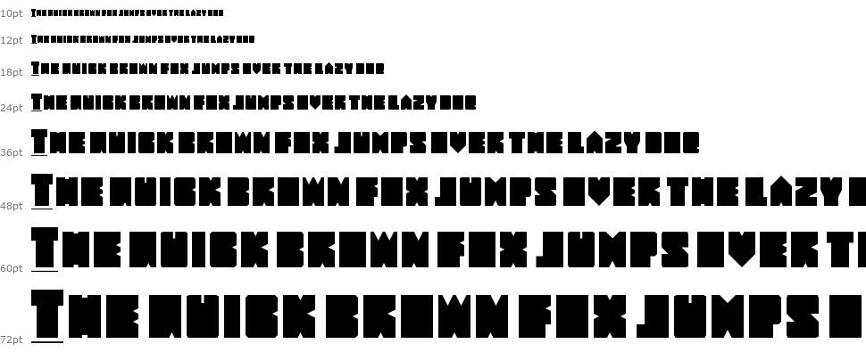 New Wave 2009 font Waterfall