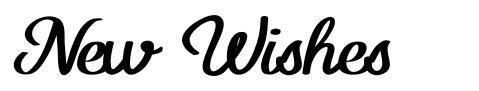 New Wishes font