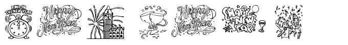New Year font