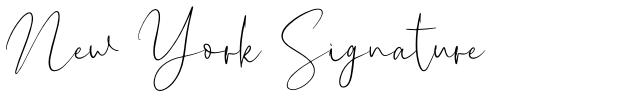 New York Signature