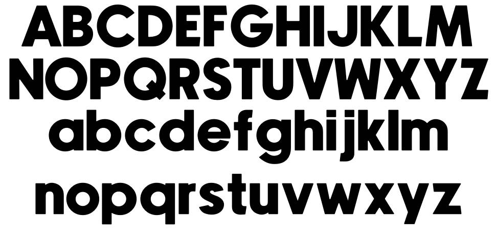 Newake font specimens