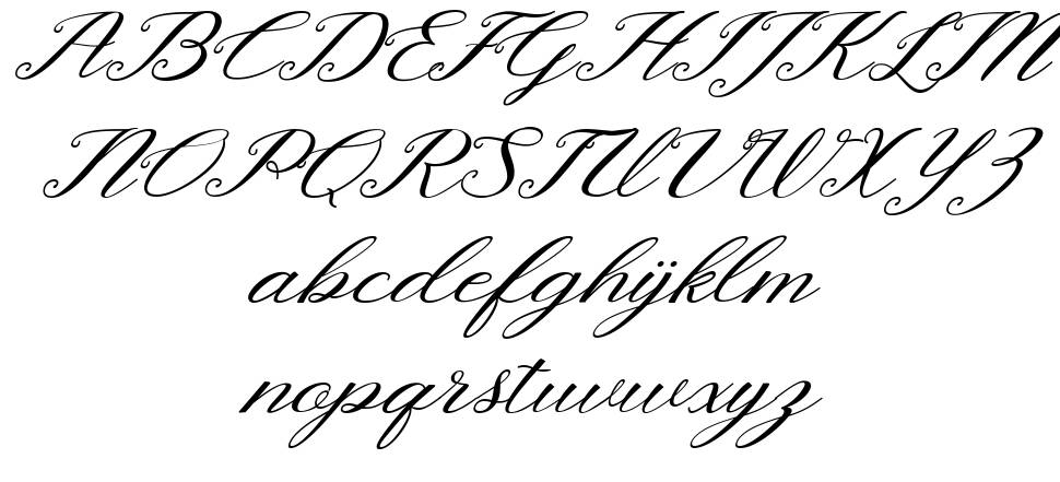 Newline font specimens