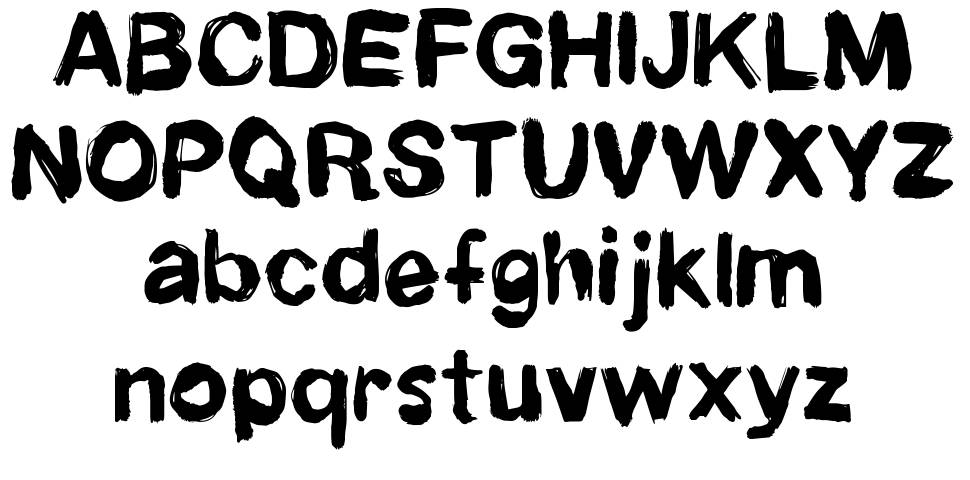 Newrotic 字形 标本