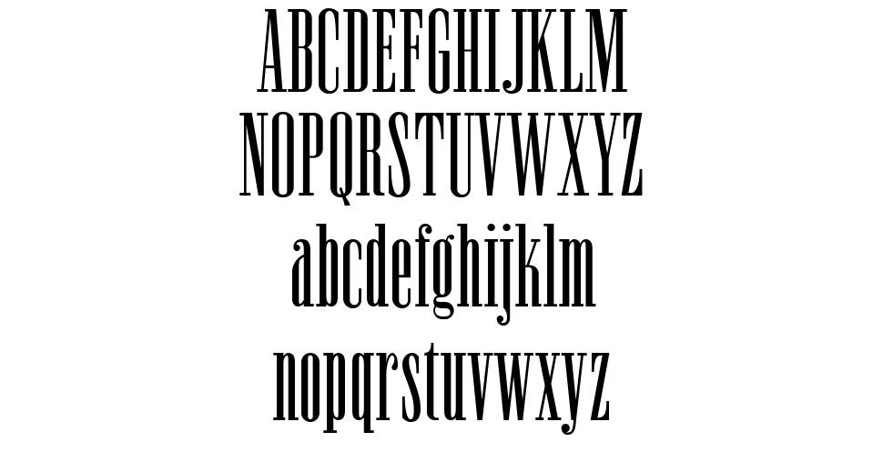 Newston font specimens