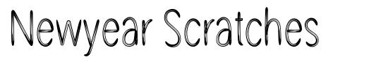 Newyear Scratches font