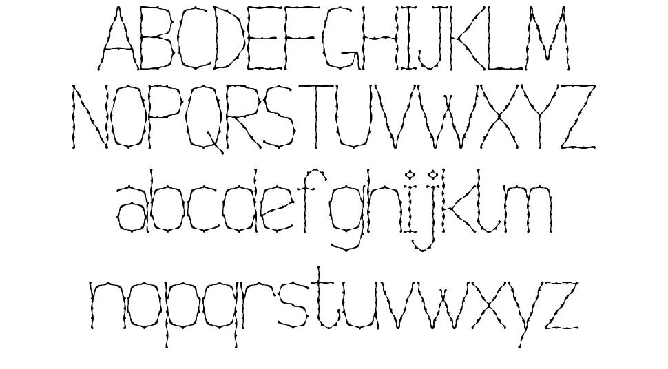 Nexarumpelstil font Örnekler