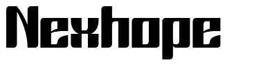 Nexhope шрифт