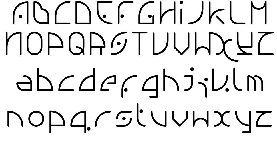 NGfont font specimens