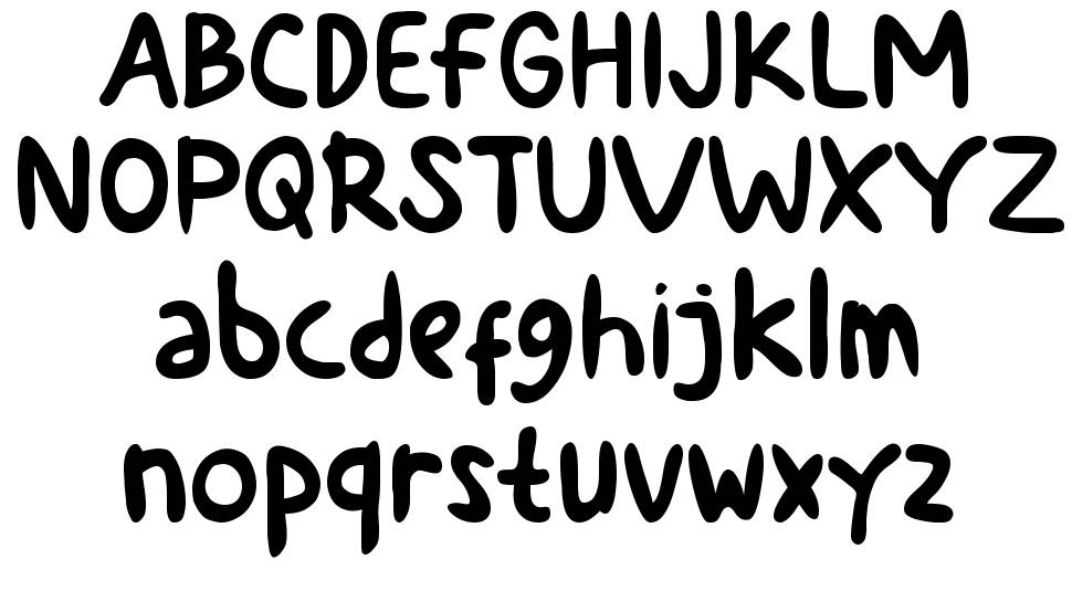 Nhaturlhy font Örnekler
