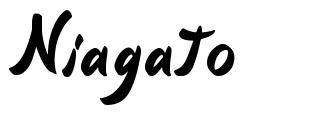 Niagato font