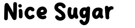 Nice Sugar písmo