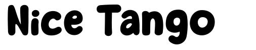 Nice Tango font