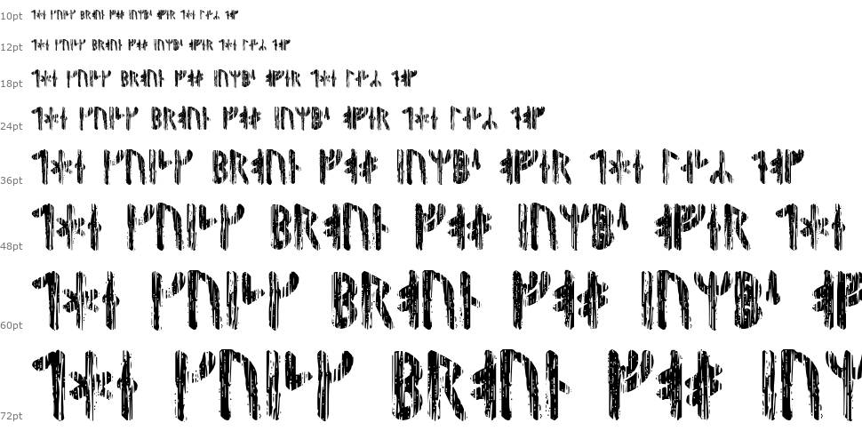 Nidhogg Runic písmo Vodopád