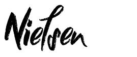 Nielsen шрифт