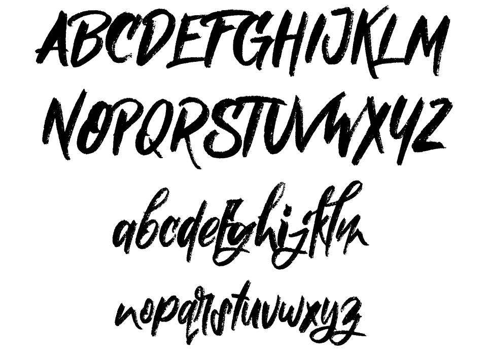Nielsen font specimens