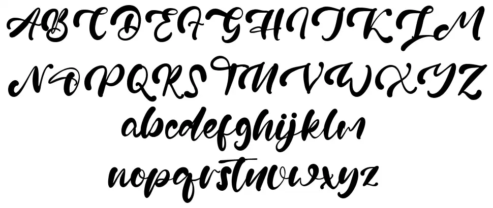 Nigel Markfont specimens