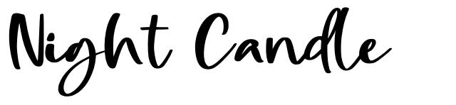 Night Candle font
