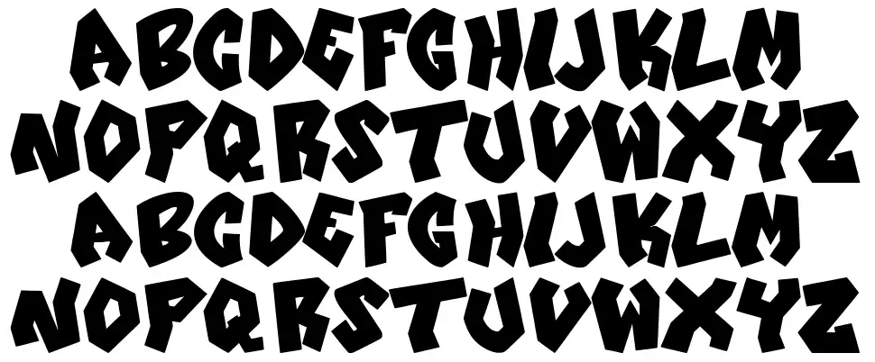 Night Fashionfont specimens