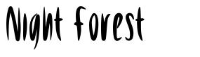 Night Forest font