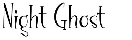 Night Ghost font