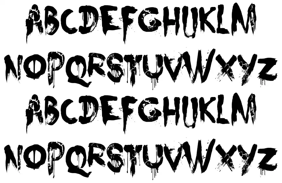 Nightbird font specimens