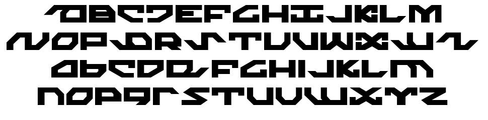 Nightrunner 字形 标本