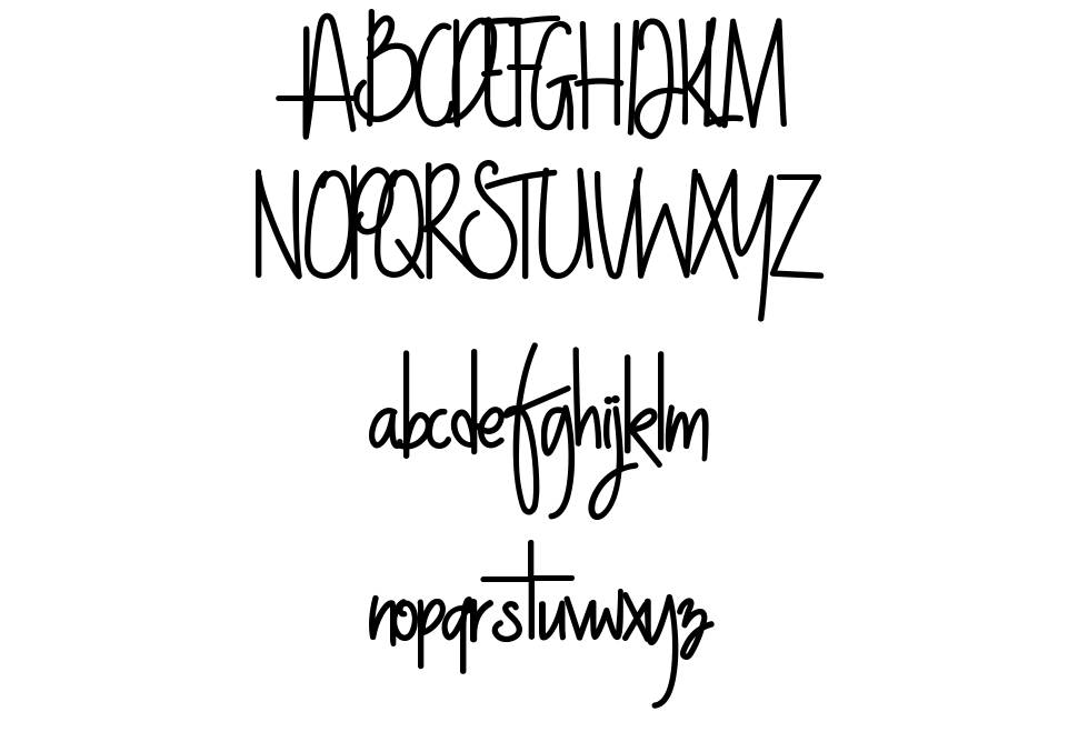 NightWork font specimens