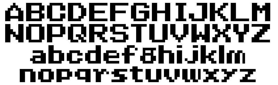 Nineteen Eighty Sevenfont specimens