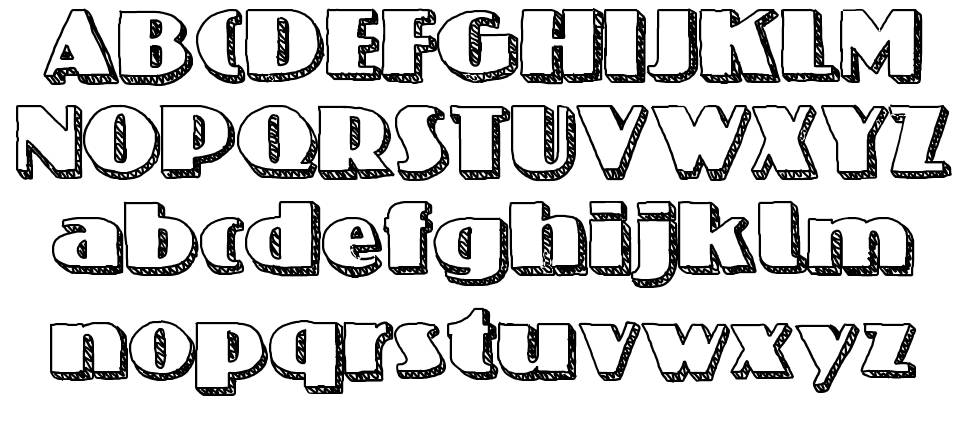 Nineteen Oh Five font specimens