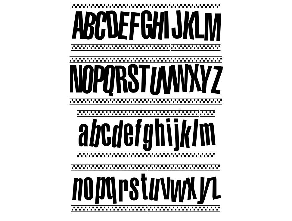 NineteenEightyPortable-Regular font specimens