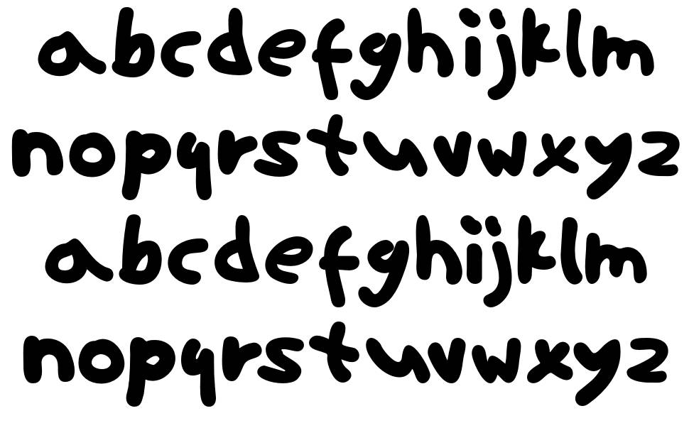 Ninifont 字形 标本