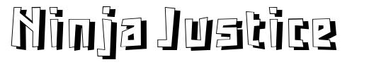 Ninja Justice font