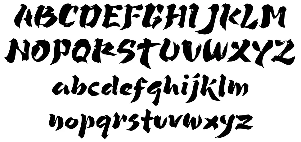 Ninja Kagefont specimens