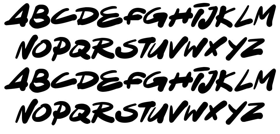 Ninja Note font Örnekler