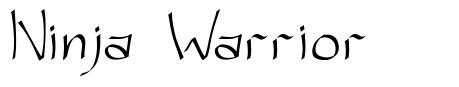 Ninja Warrior font