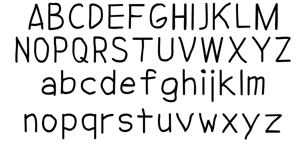 NipCen's Print Unicode schriftart vorschau