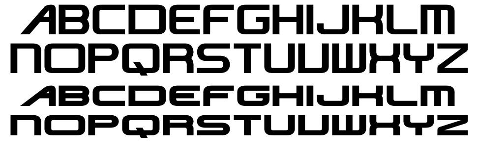 Nise JSRF font Örnekler