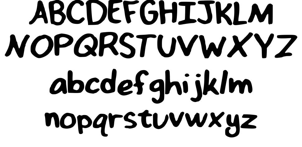 Nizzys Fonty písmo Exempláře