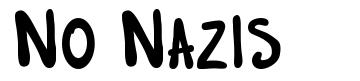 No Nazis 字形