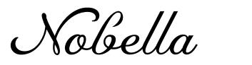 Nobella font