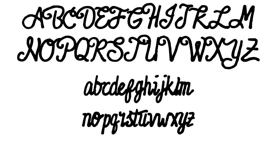 Noble Notes font specimens